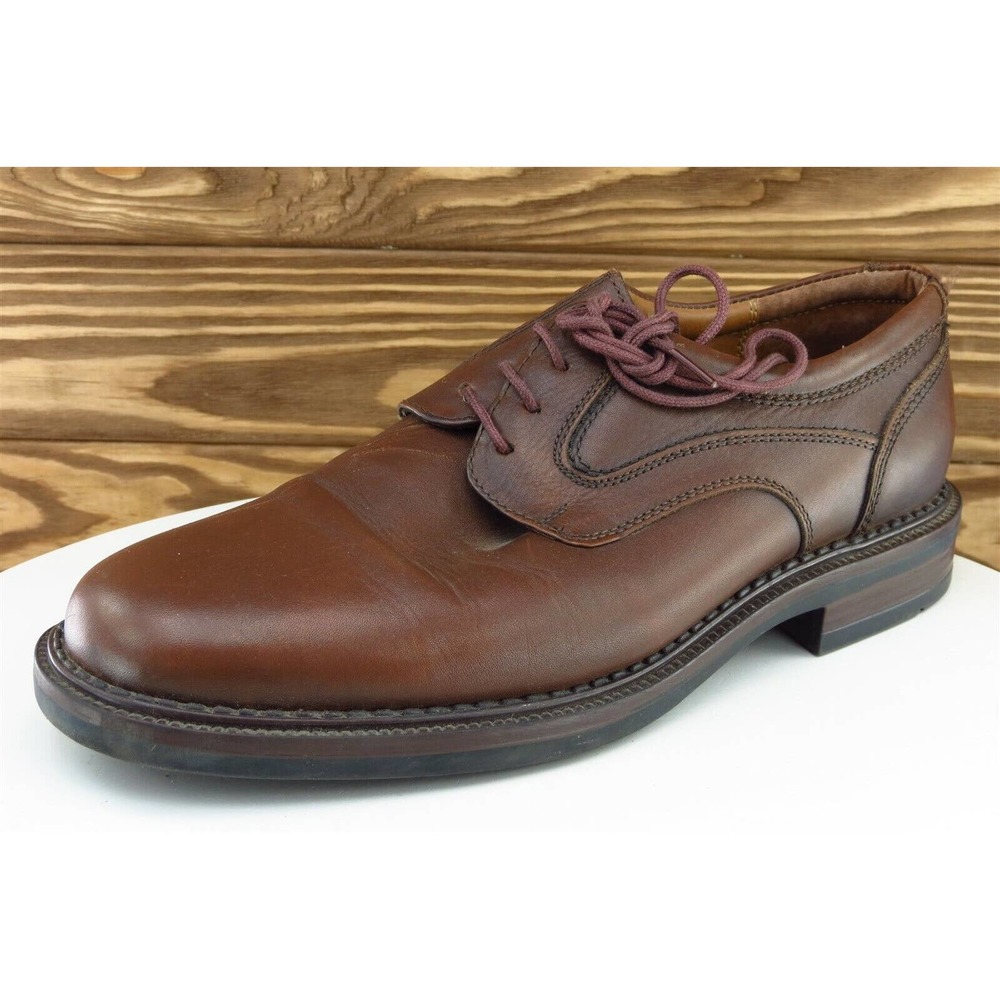 Giorgio Brutini Shoes‎ Sz 9 M Brown Derby Oxfords Leather Men